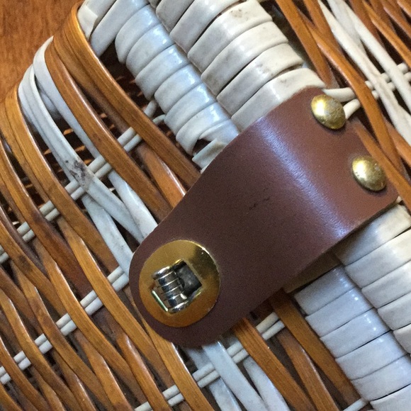 Vintage antique collector basket carry all artist farmer’s market boho decor - Picture 3 of 12